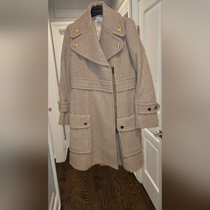 Sonia Rykiel beige wool coat size 40